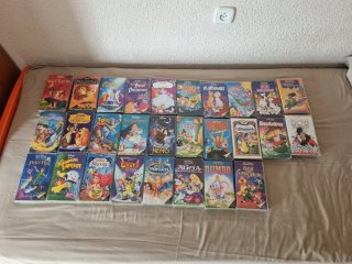Lote Películas Disney VHS