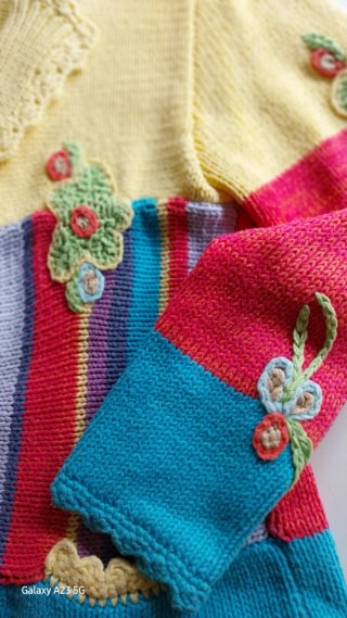 Original chaqueta de algodón hecha a mano.