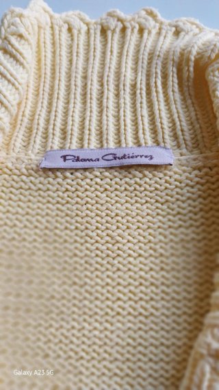 Original chaqueta de algodón hecha a mano.