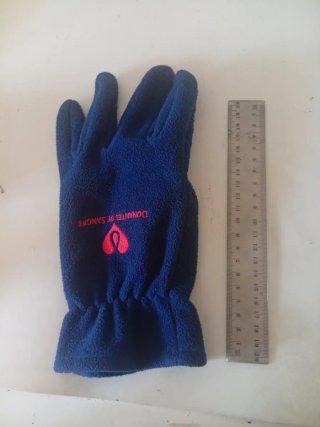 Guantes forro polar azul