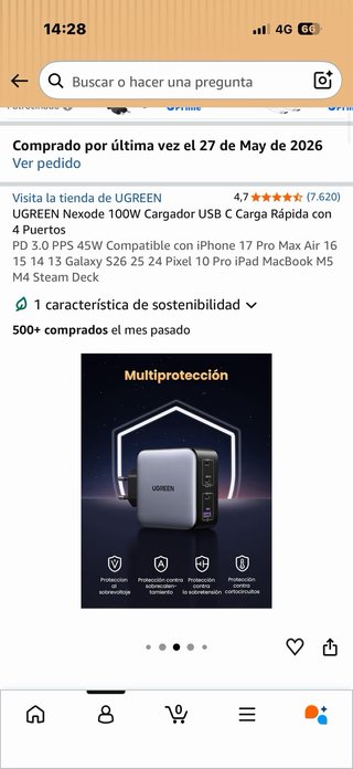 UGREEN Nexode Pro 130W Power Bank 20000mAh y Carga