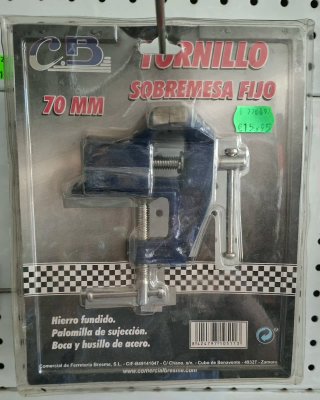 Tornillo de mesa CB 70mm