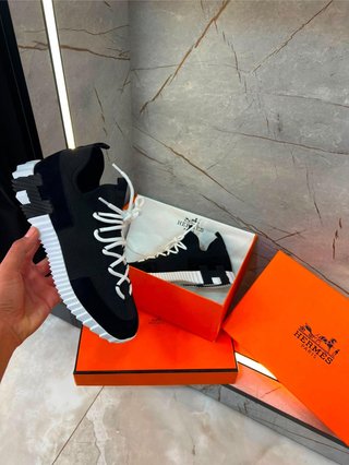 Hermes Bouncing Sneakers Negras