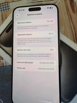 iPhone 15 Pro Max Gris/Plata