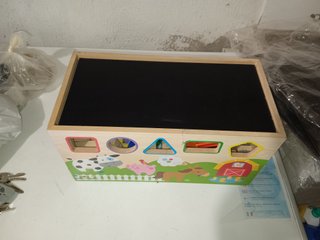 Juguete madera clasificador formas niños 1-4 años