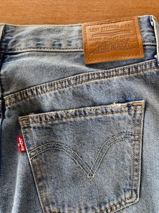 Levi’s falda vaquera larga con abertura 26
