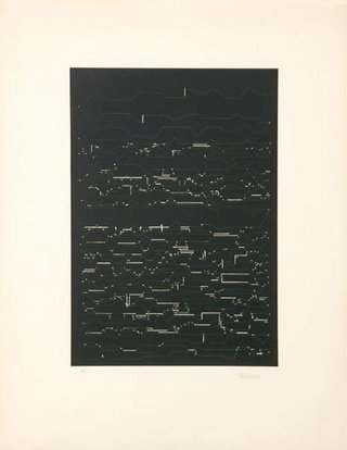 Litografía minimalista Pablo Palazuelo