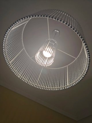 Lámpara de techo moderna cristal y metal