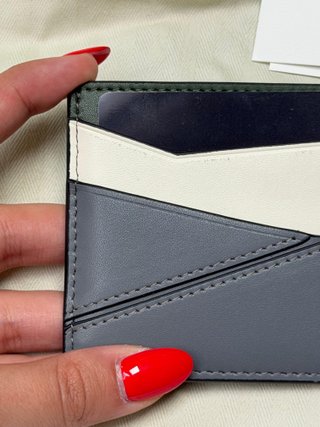 Portacarte Loewe Grigio Verde