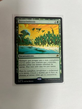 Lote 2 Cartas Magic: Terrasimbiosis y Mercado Alto