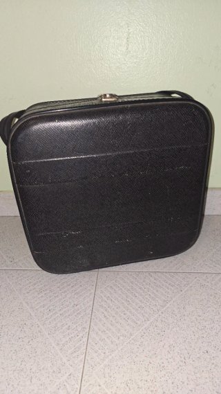 Maletín neceser maquillaje pinup negro