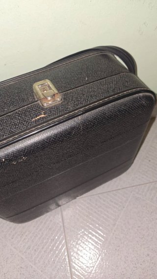 Maletín neceser maquillaje pinup negro