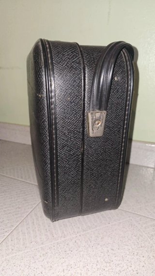 Maletín neceser maquillaje pinup negro