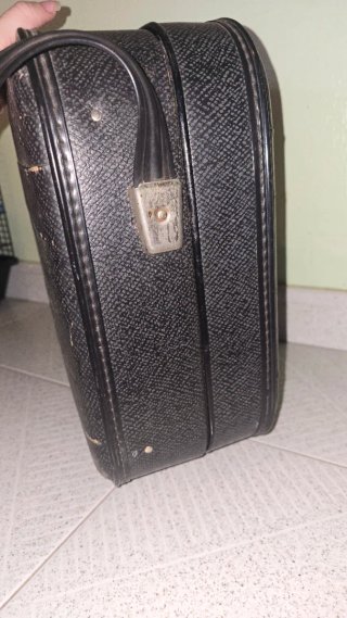 Maletín neceser maquillaje pinup negro