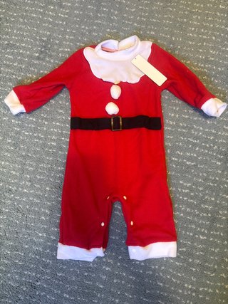 Disfraz Papá Noel 6-9 meses