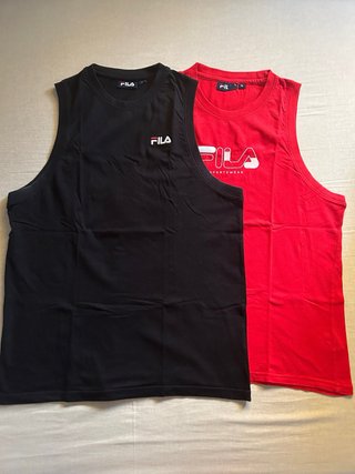 Camisetas Fila y Reebok Tirantes