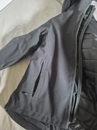 Chaqueta moto REV'IT! negra protecciones JT414
