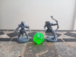 Elfos de los bosques miniaturas en resina pack