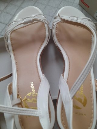 Sandali bianchi donna n.38