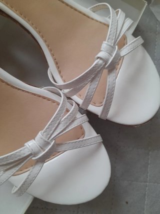 Sandali bianchi donna n.38