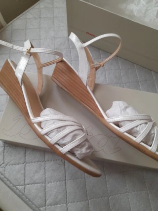 Sandali bianchi donna n.38