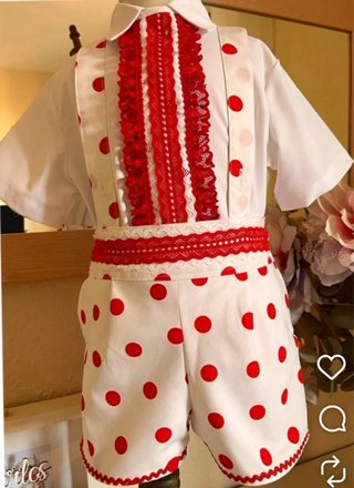 Traje flamenco talla 4
