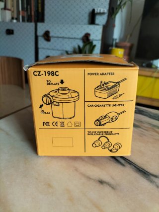 Colchón hinchable + inflador