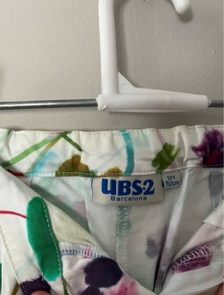 Conjunto blanco estampado niña