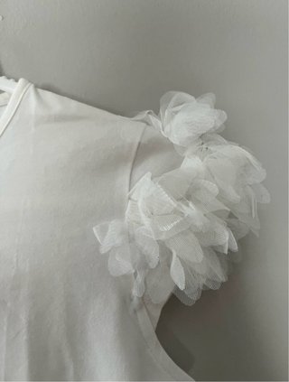 Conjunto blanco estampado niña