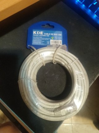 Cable de Red KDE UTP Cat 5e 10M