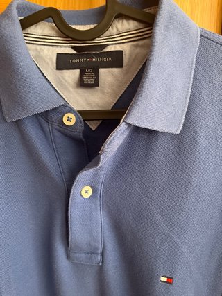 Polo Tommy Hilfiger Azul Talla L