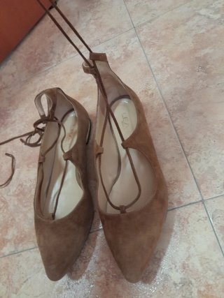 Scarpe LEA-GU marroni con lacci made in italy