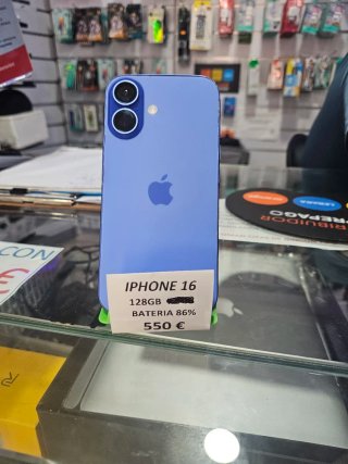 iPhone 16 128GB Batería 86%