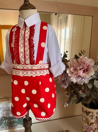 Traje flamenco niña talla 5