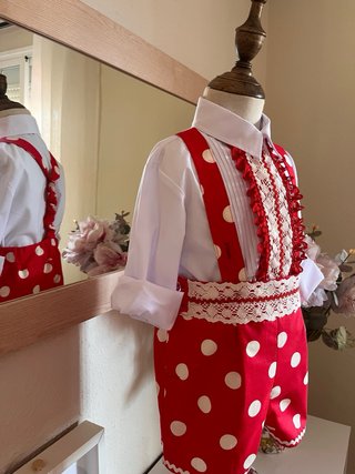 Traje flamenco niña talla 5