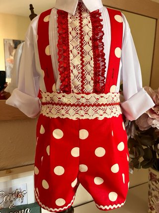 Traje flamenco niña talla 5