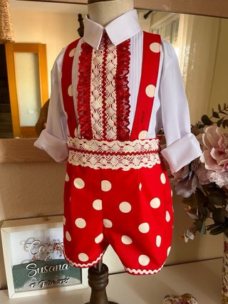 Traje flamenco niña talla 5