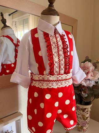Traje flamenco niña talla 5