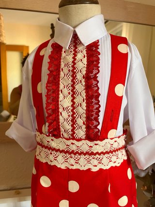 Traje flamenco niña talla 5
