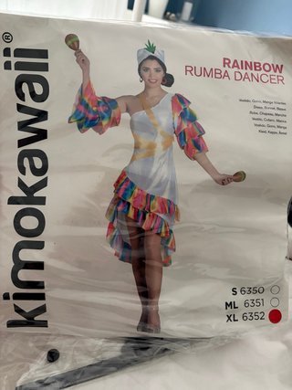 Disfraz Rumba Dancer XL Kimokawaii
