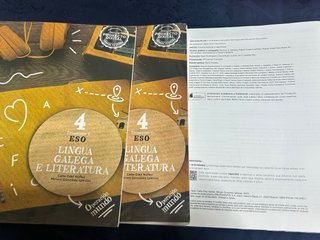 Libro lingua e literatura galega. Operacion mundo