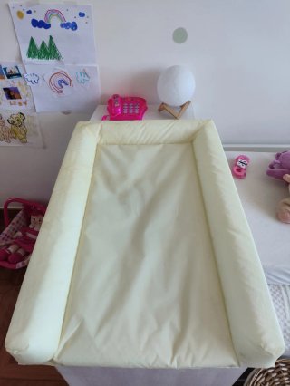 Cambiador IKEA Bebé con Funda de rizo