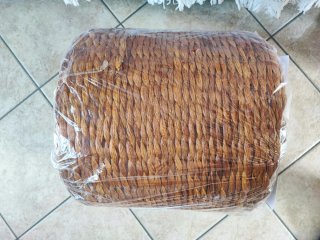 Pouf in vimini