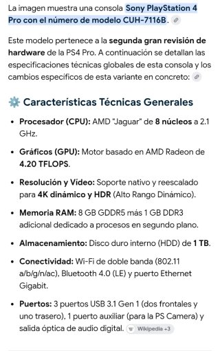 Consola PS4 Pro Negra + Mando y Juegos