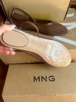 Bailarinas Mango Mesh Marrón