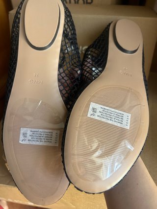 Bailarinas Mango Mesh Negras