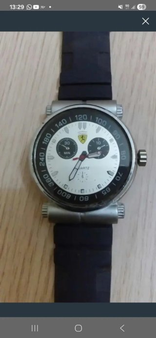 Reloj  Cronógrafo Esfera Blanca