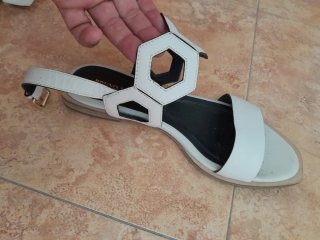 Sandali BRUNO PREMI bianchi taglia 38
