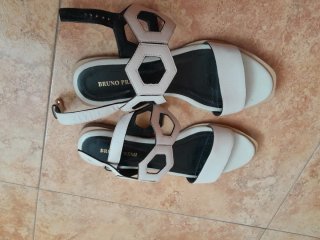 Sandali BRUNO PREMI bianchi taglia 38