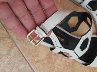 Sandali BRUNO PREMI bianchi taglia 38